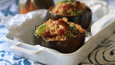 Chai Roasted Acorn Squash