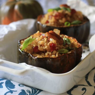 Chai Roasted Acorn Squash