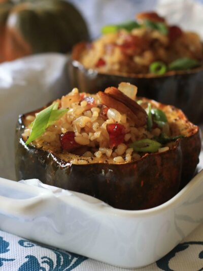 Chai Roasted Acorn Squash