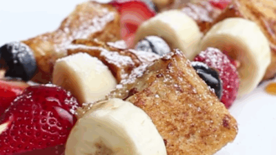 challah french toast skewers