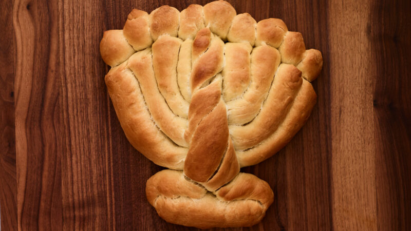 Challah Menorah