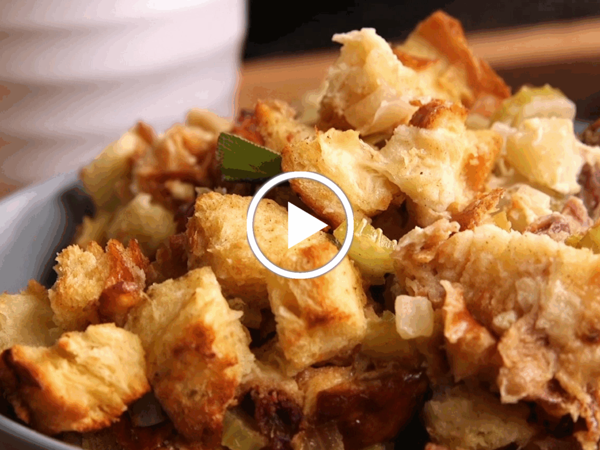 Apple Challah Stuffing