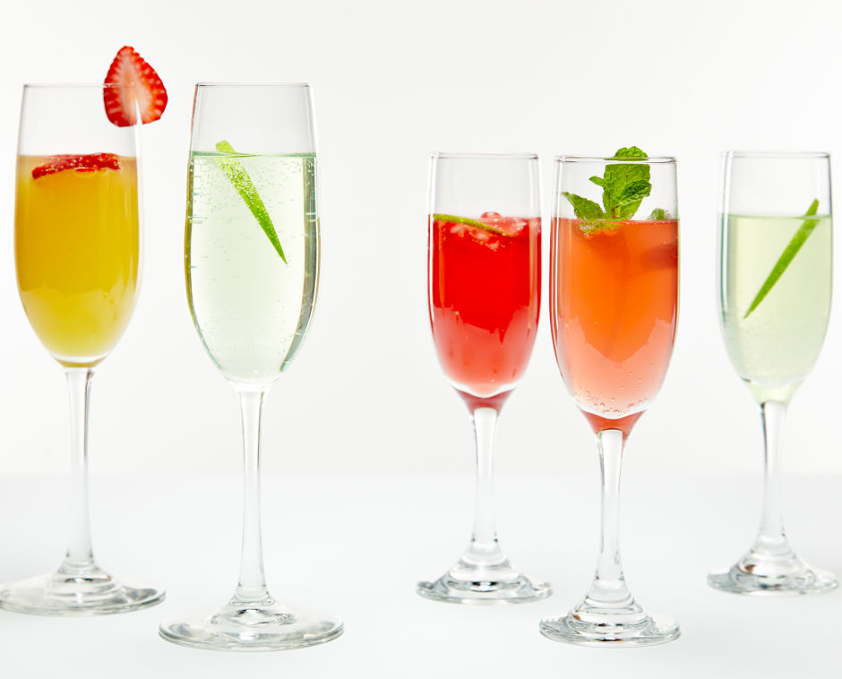 Bubble Mixers with variations - champagne
