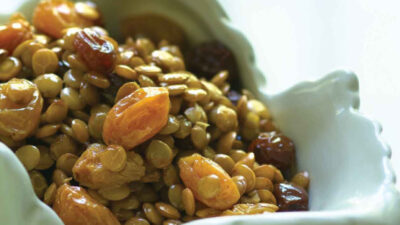 Champagne Sweetened Lentils