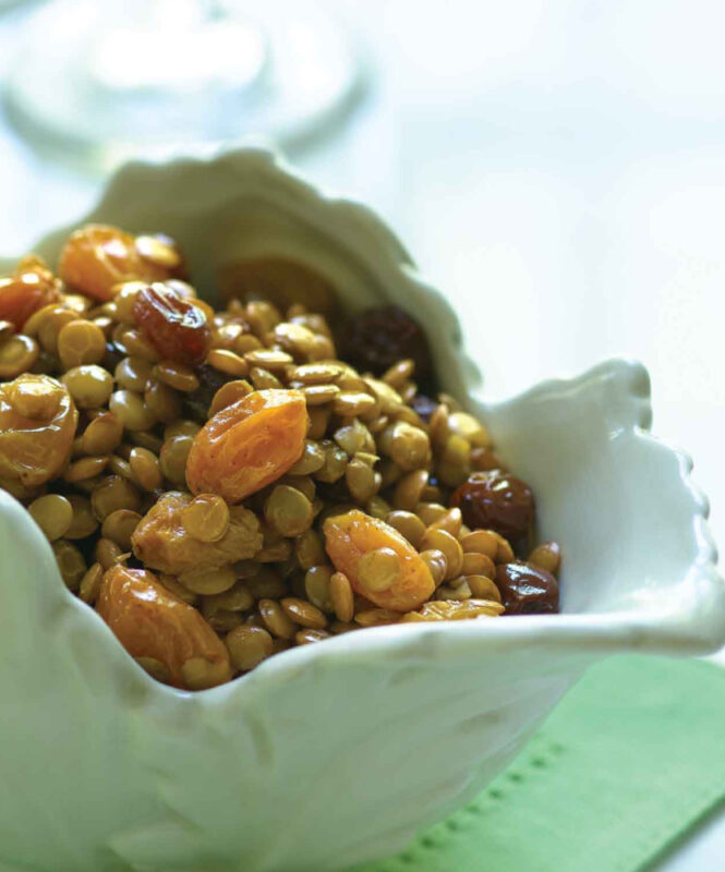 Champagne Sweetened Lentils