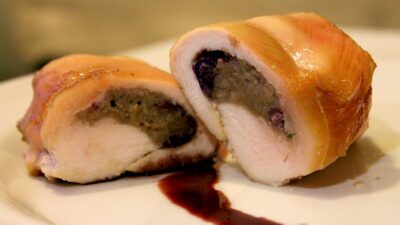 Charoset Stuffed Chicken