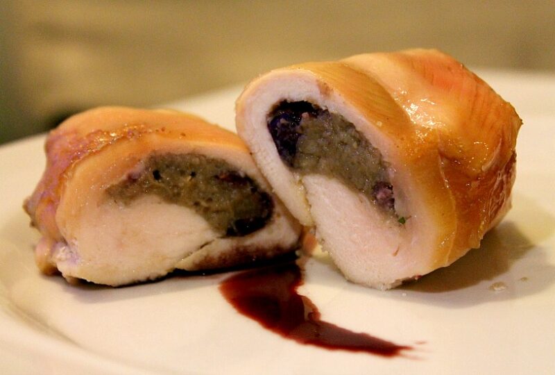 Charoset Stuffed Chicken
