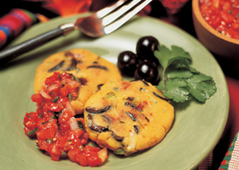 Cheddar Olive Arepas