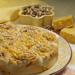 Cheddar Walnut Pull-Apart Rolls