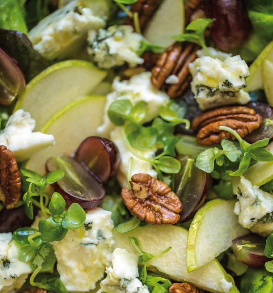 Cheese, Pear and Grape Salad