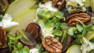 Cheese, Pear and Grape Salad