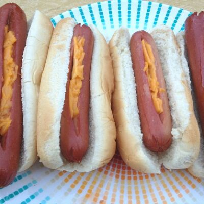 Cheese Stuffed Hot Dogs