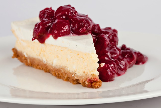 cherry cheesecake