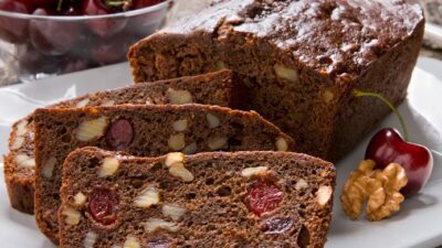 Cherry Walnut Chocolate Bread