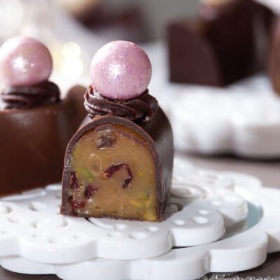 Chewy Caramel Pralines