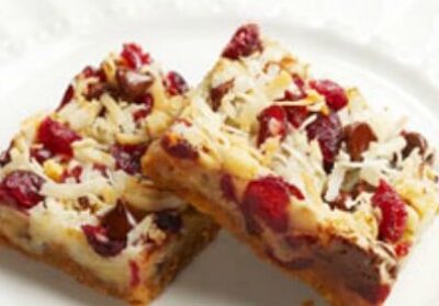 Chewy Cranberry Nut Bars