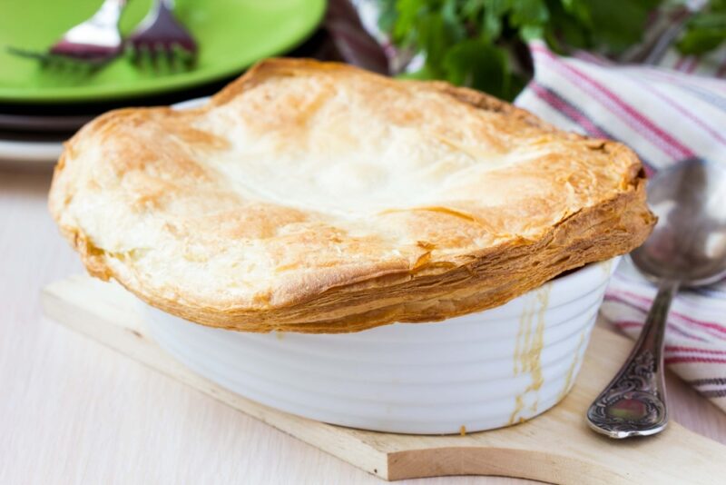 chicken and mushroom pot pie