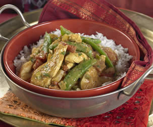 Chicken and Sugar Snap Pea Curry