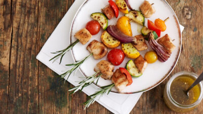 Chicken and Veggie Skewers