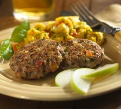Chicken, Apple and Basil Sausage Patties
