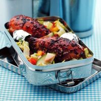 Chicken Drumsticks with Barbeque Sauce