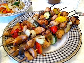 Lebanese Chicken Kabobs