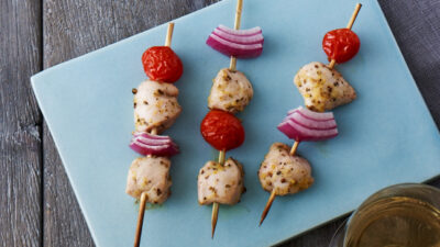 greek chicken kebabs