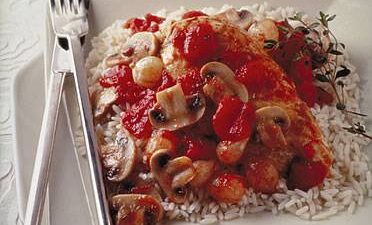 Chicken Marengo with Mushrooms