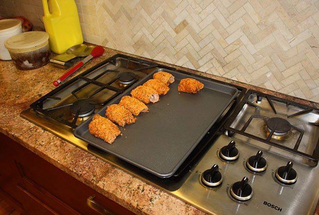 chicken pastrami rolls