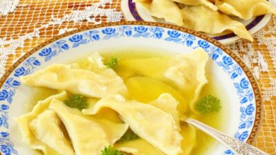 Chicken Soup with Kreplach