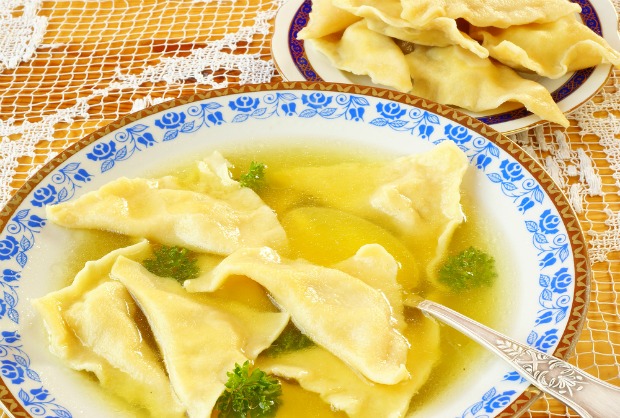 Chicken Soup with Kreplach