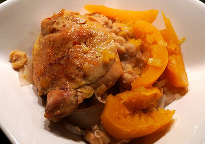 Chicken Tagine with Fennel and Chick Peas