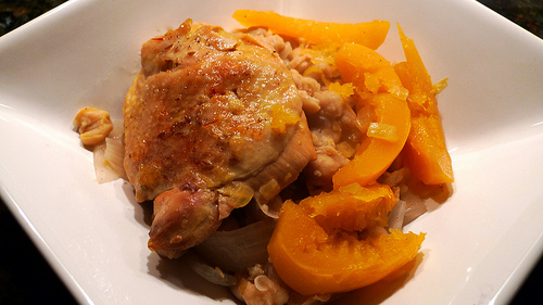 Chicken Tagine with Fennel and Chick Peas