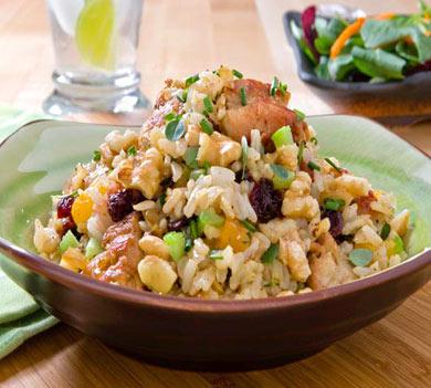 Chicken, Walnut & Brown Rice &ldquo;Family Favorite&rdquo; Stir Fry