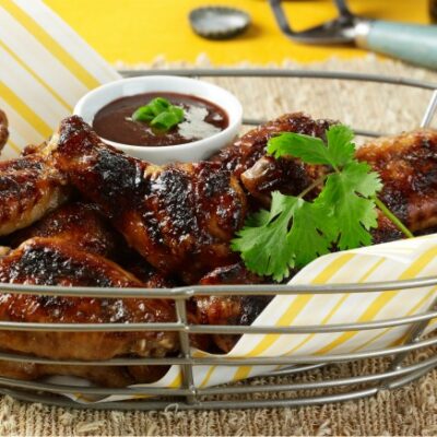 Chicken-Wings-with-Grilled-Ginger-Plum-Coulis