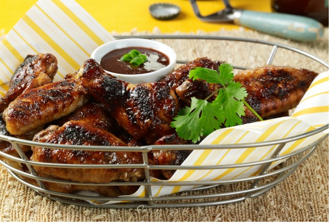 Chicken-Wings-with-Grilled-Ginger-Plum-Coulis