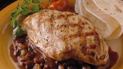 Chicken with California Raisin Mole