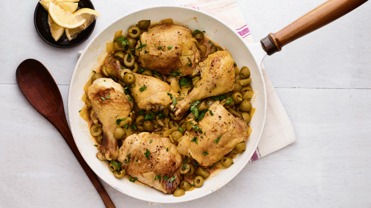 Chicken with Green Olives