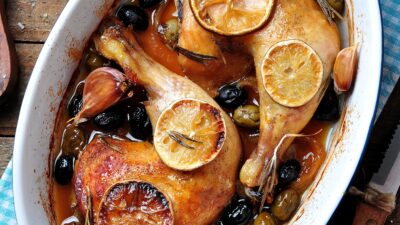 Chicken with Olives and prunes