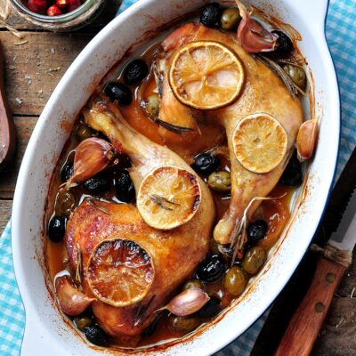 Chicken with Olives and prunes