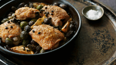 Sweet Paul - Chicken with Olives & Capers