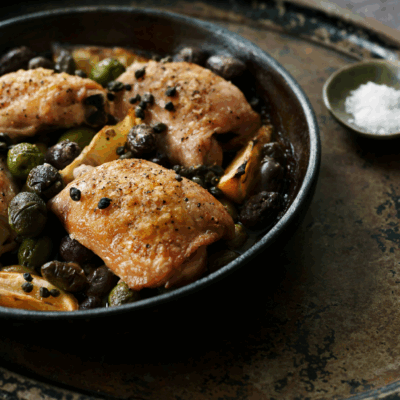 Sweet Paul - Chicken with Olives & Capers