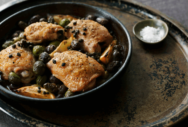 Sweet Paul - Chicken with Olives & Capers