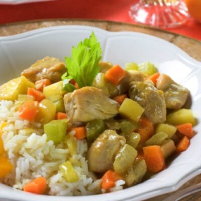 chicken with stone fruit1