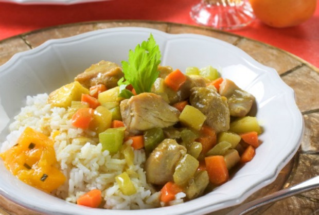 chicken with stone fruit1