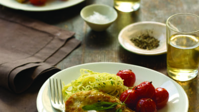 Angel Hair Al&rsquo;olio and Saut&eacute;ed Cherry Tomatoes