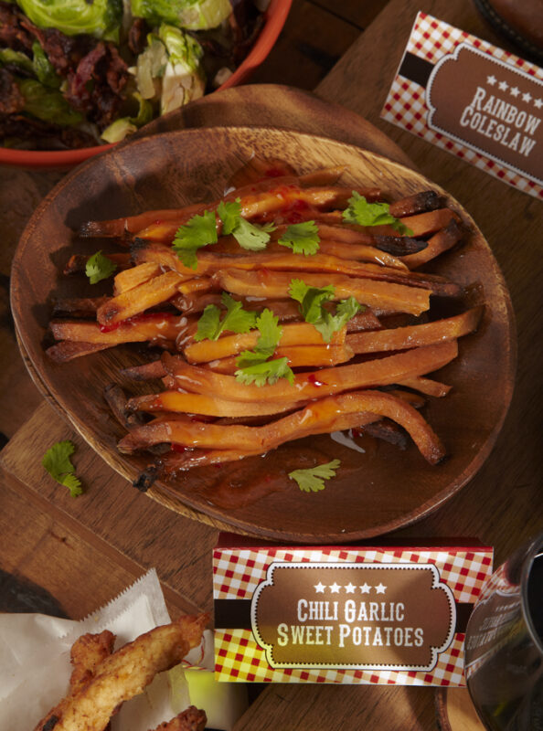 Chili Garlic Sweet Potatoes