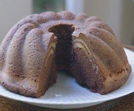 chocolate almond ripple cake