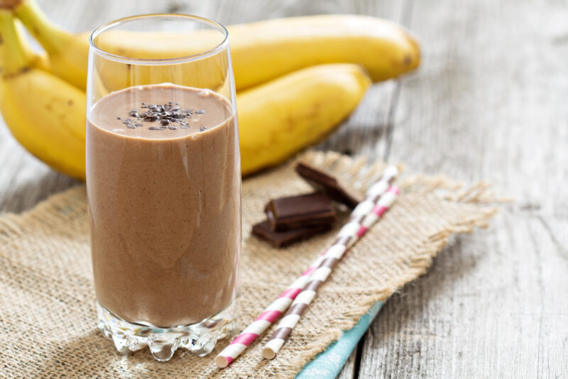 chocolate banana smoothie