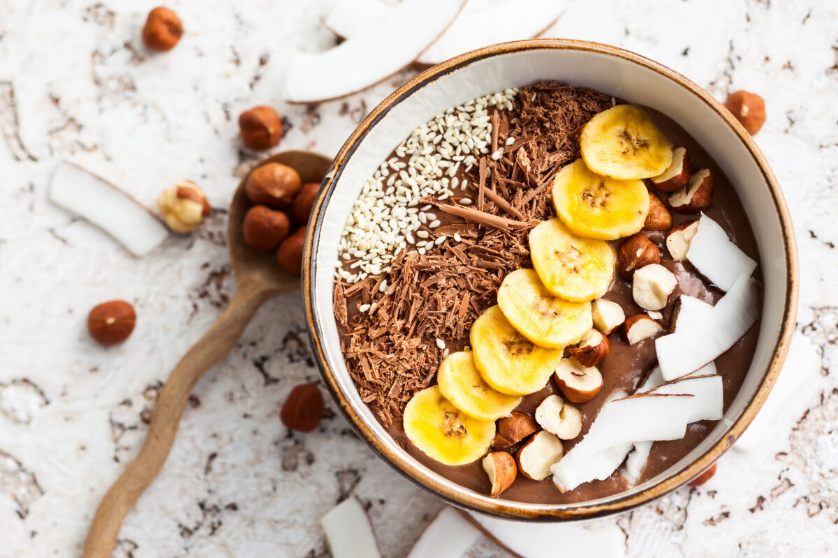 Chocolate Banana Smoothie Bowl